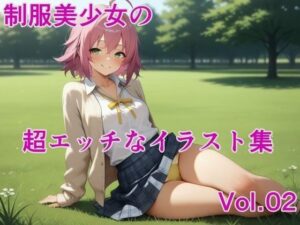 【d_796223】制服美少女の超エッチなイラスト集 vol.02